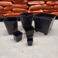Square Plastic Plant Pots