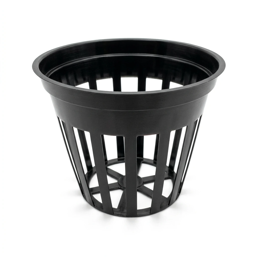 Net Pots – Black Net pot 150ml