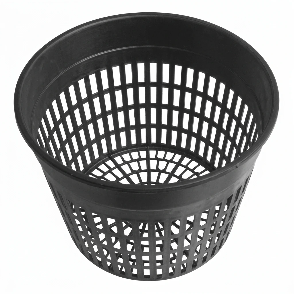 Net Pots - Black Net pot 1L