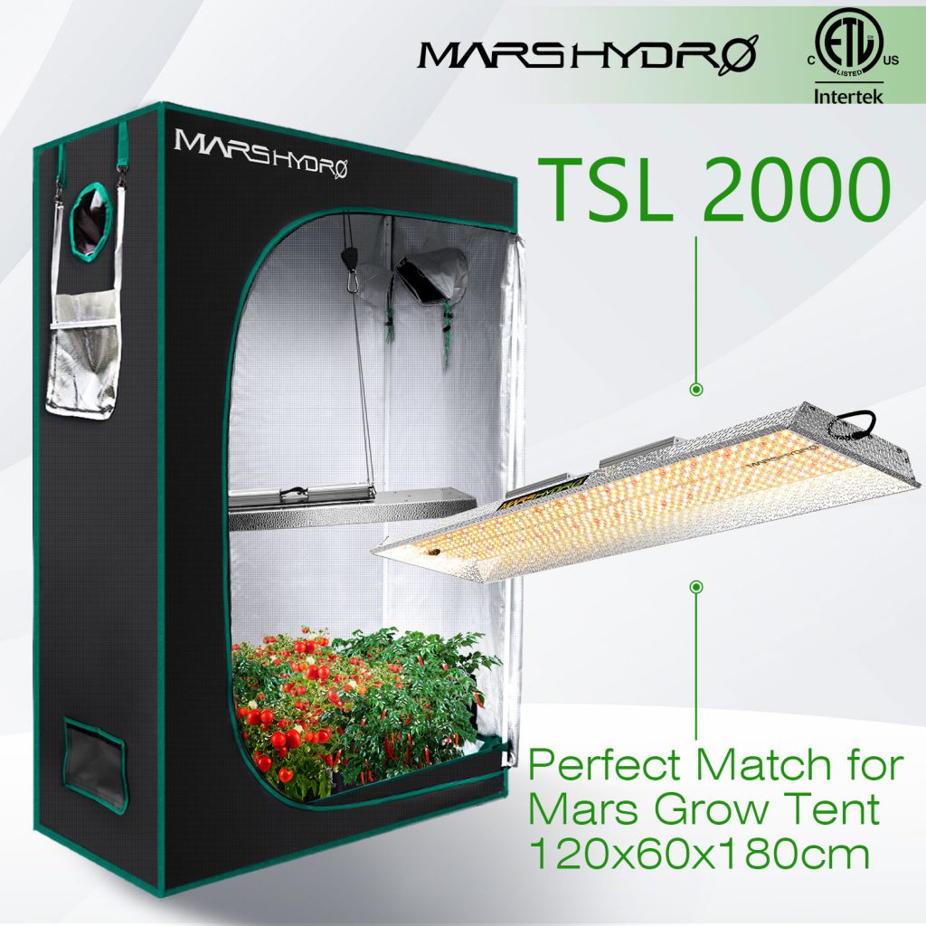 Mars TSL-2000 LED Grow Light - Online Hydroponics Shop