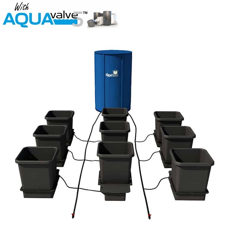 9Pot System AQUAValve5 with 15L Pots