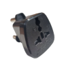 Universal Socket to ZA Plug Adaptor Black