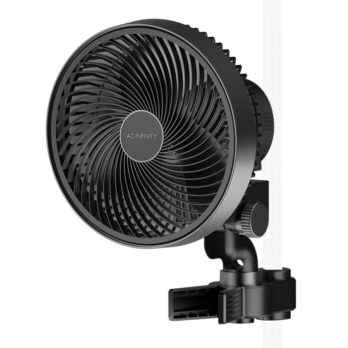 AC Infinity CloudRay S6 Gen 2 Oscillating Clip Fan