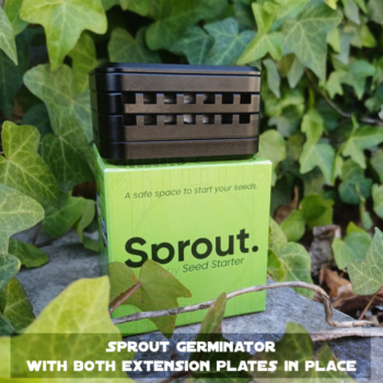 Sprout Germinator with both extension plates in place