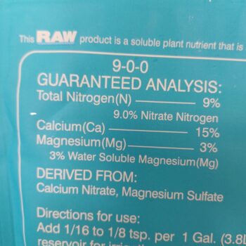 RAW CalciumMag Back