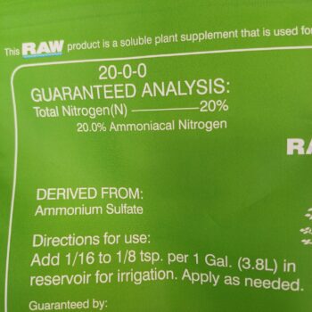 RAW Nitrogen Back