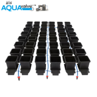 48Pot System AQUAValve5 with 15L Pots without Tank