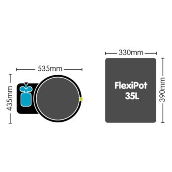 35L Flexipot XXL Extension Unit AQUAValve5 - Image 2