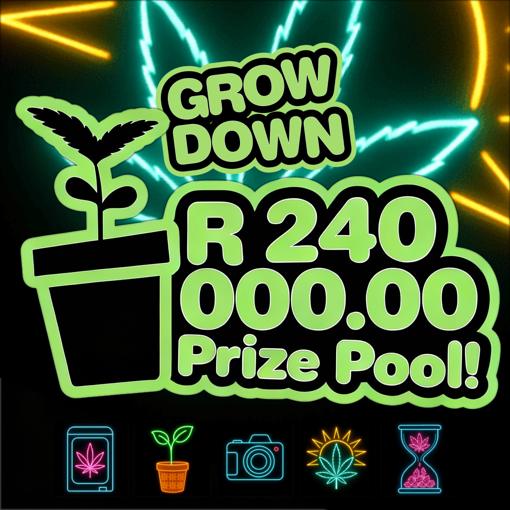The Grow Down South Africa – national home grow competition banner