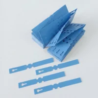 Coloured Self-Ties - Blue