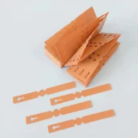 Coloured Self-Ties - Orange