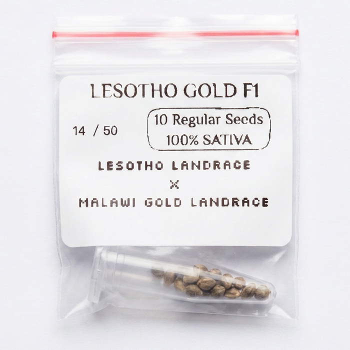 Lesotho Gold F1 — 10 Regular Seeds 100% Sativa
