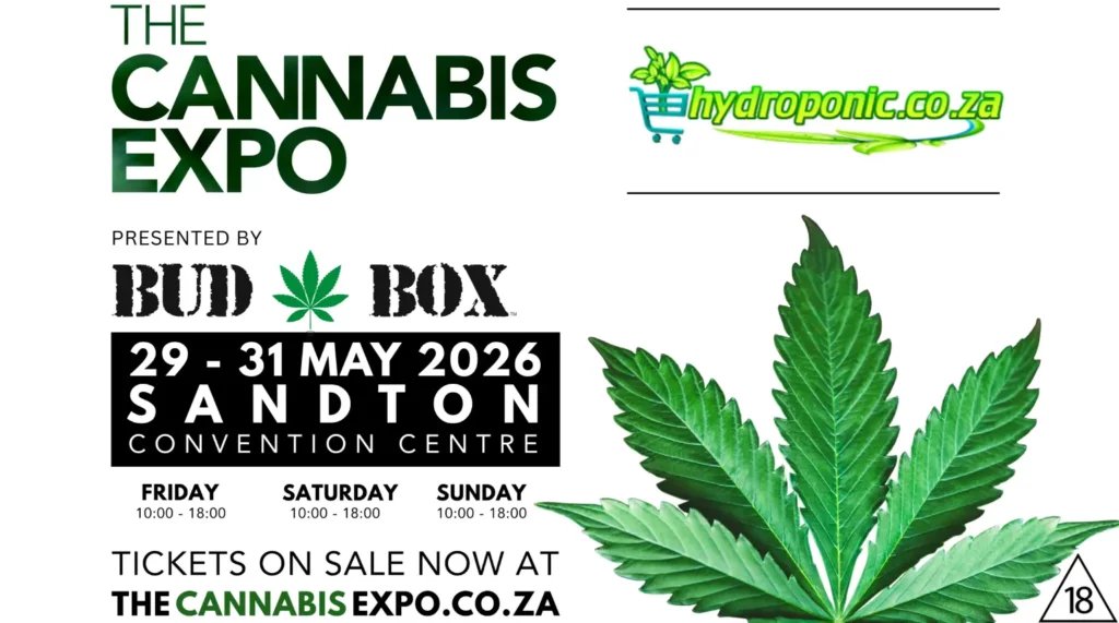 THE CANNABIS EXPO 2026 sandton convention centre hydroponic co za
