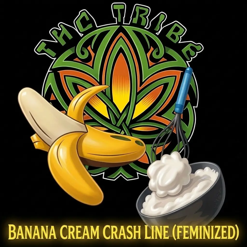 THC Tribe Banana Cream Crash Line 3 Packs