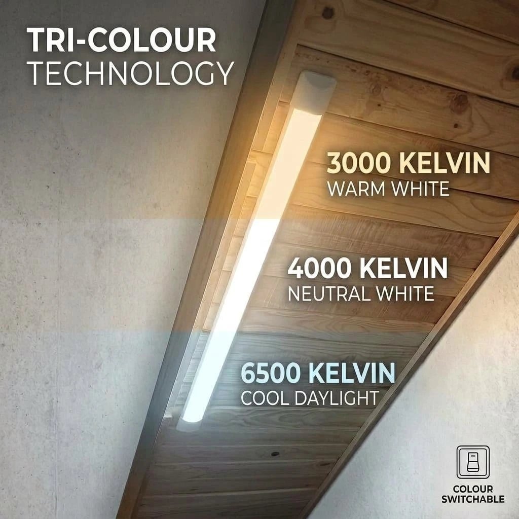 40W Tricolour 1200mm Batten LED (2)